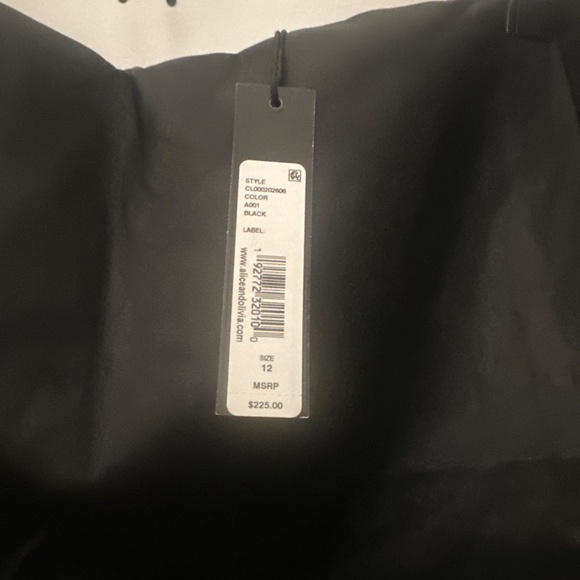 Alice + Olivia Faux Leather Wrap Skort - Picture 2 of 5